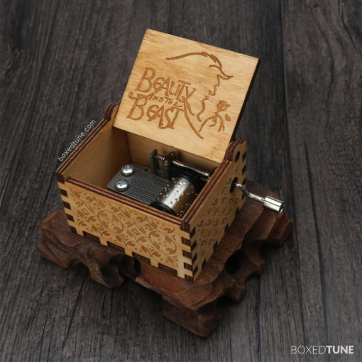 Beauty and the Beast Music Box by Boxedtune Free Shipping Worldwide